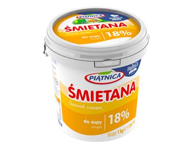 Śmietana kwaśna 18% 1kg – Piątnica